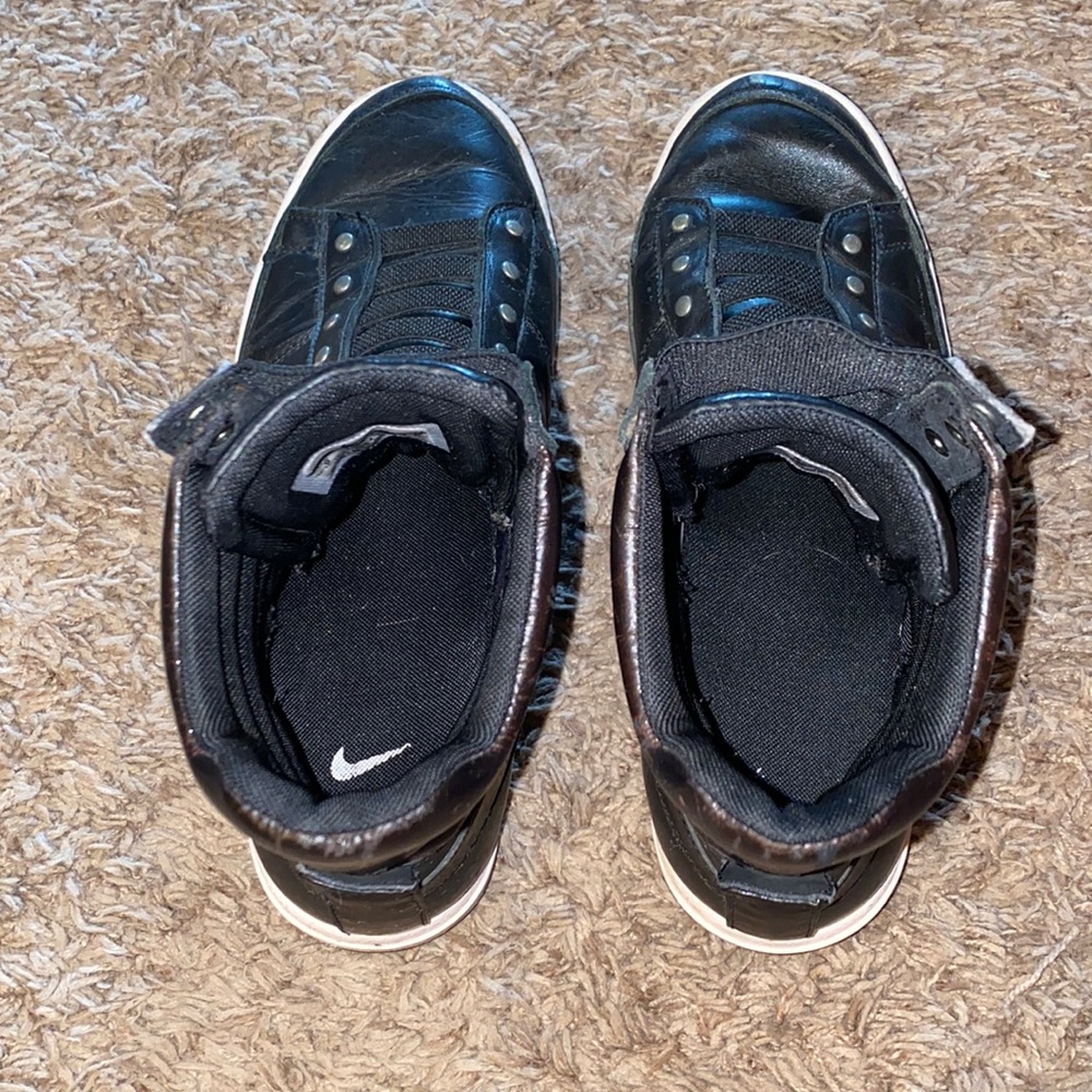 RARE Nike gamma force mid elastic lace snap front leather sneakers - Picture 8 of 13